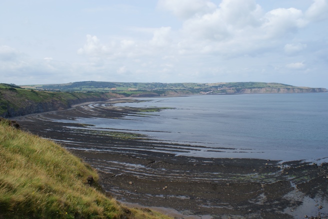 Looking north towards the village from Ravenscar